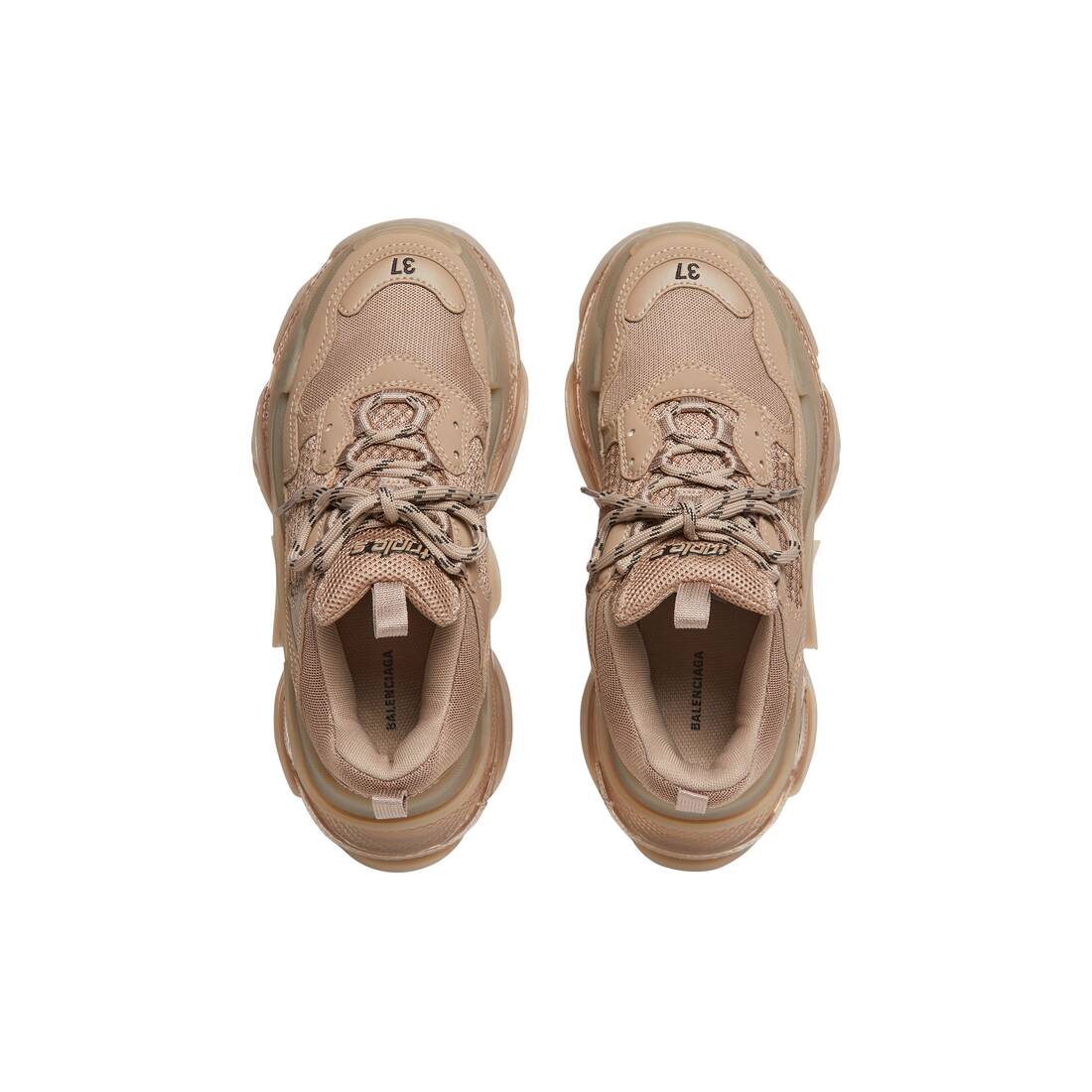 Women’s Triple S Clear Sole Sneaker in Brown - Image 6